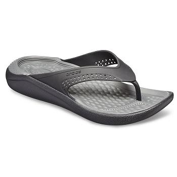 Crocs LiteRide Cierne / Siva - Panske Žabky